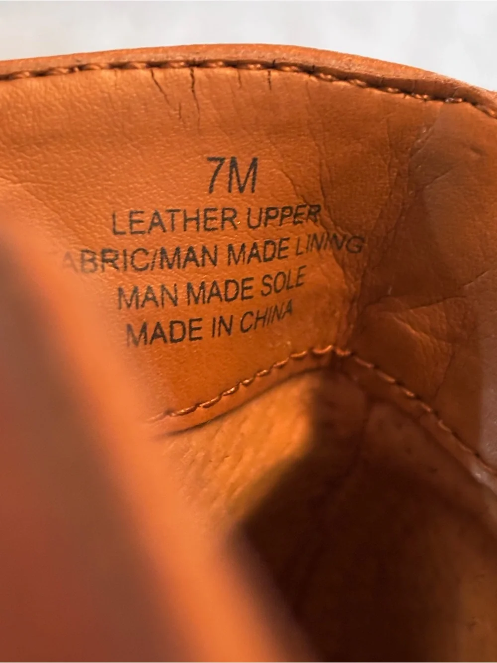 Gianni Bini Fayette O-Ring Buckle Leather Boots Cognac EUC Size 7